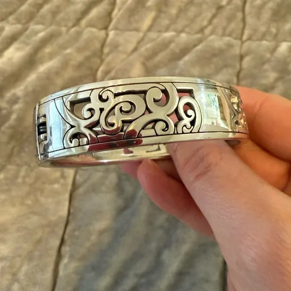 Brighton Silver Bracelet with Intricate Design - Picture 2 of 5